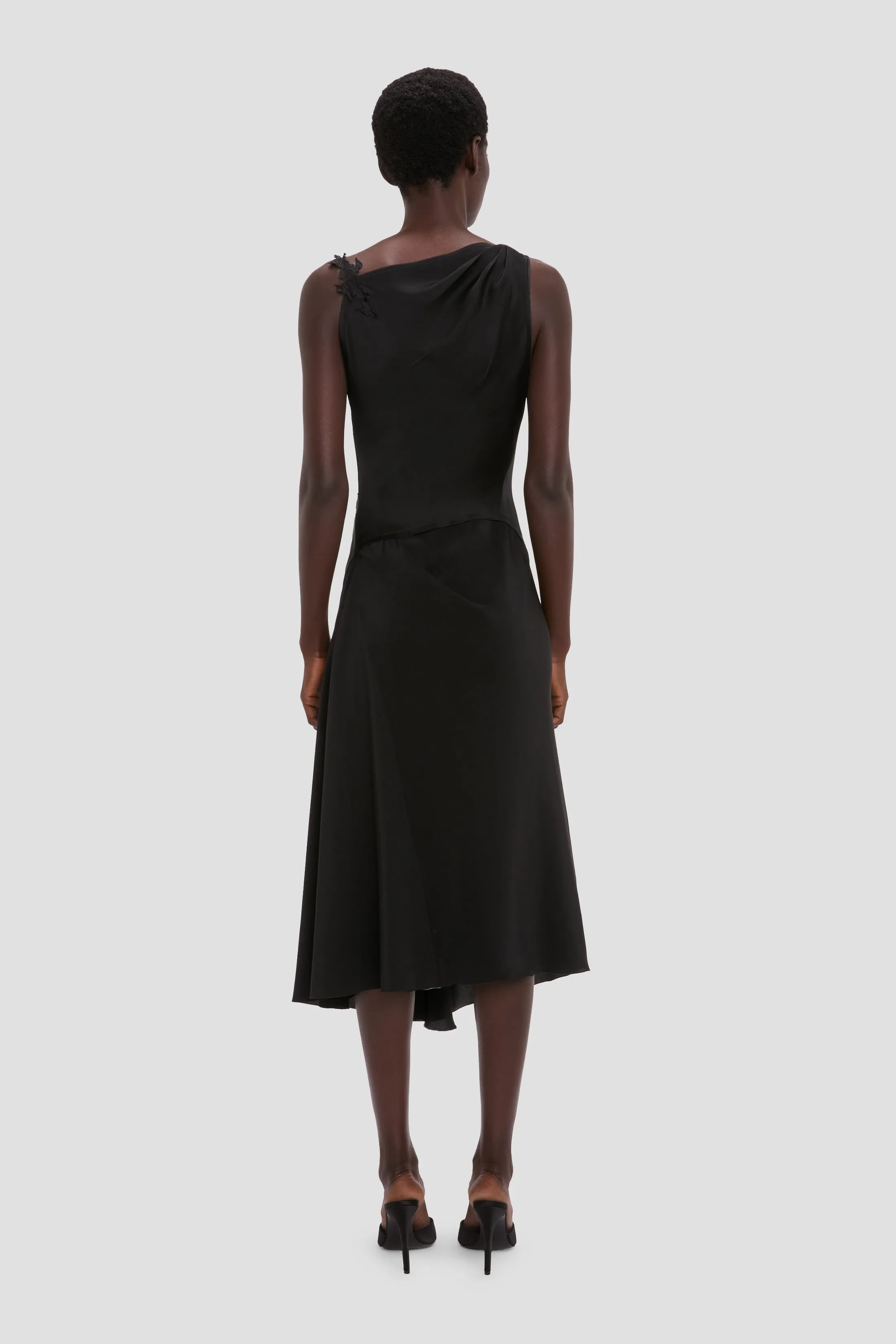 Lace Dress In Black sold by Victoria Beckham product image thumbnail 4