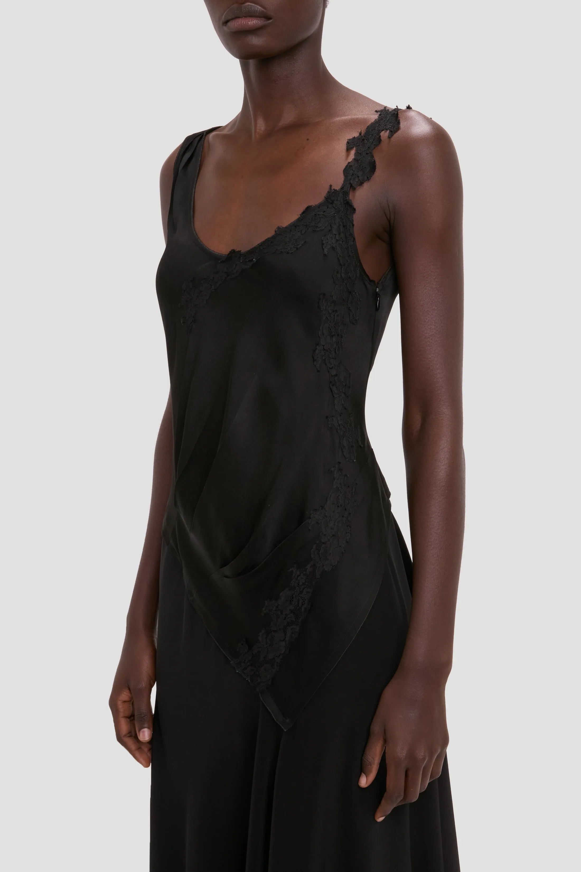 Lace Dress In Black sold by Victoria Beckham product image thumbnail 3