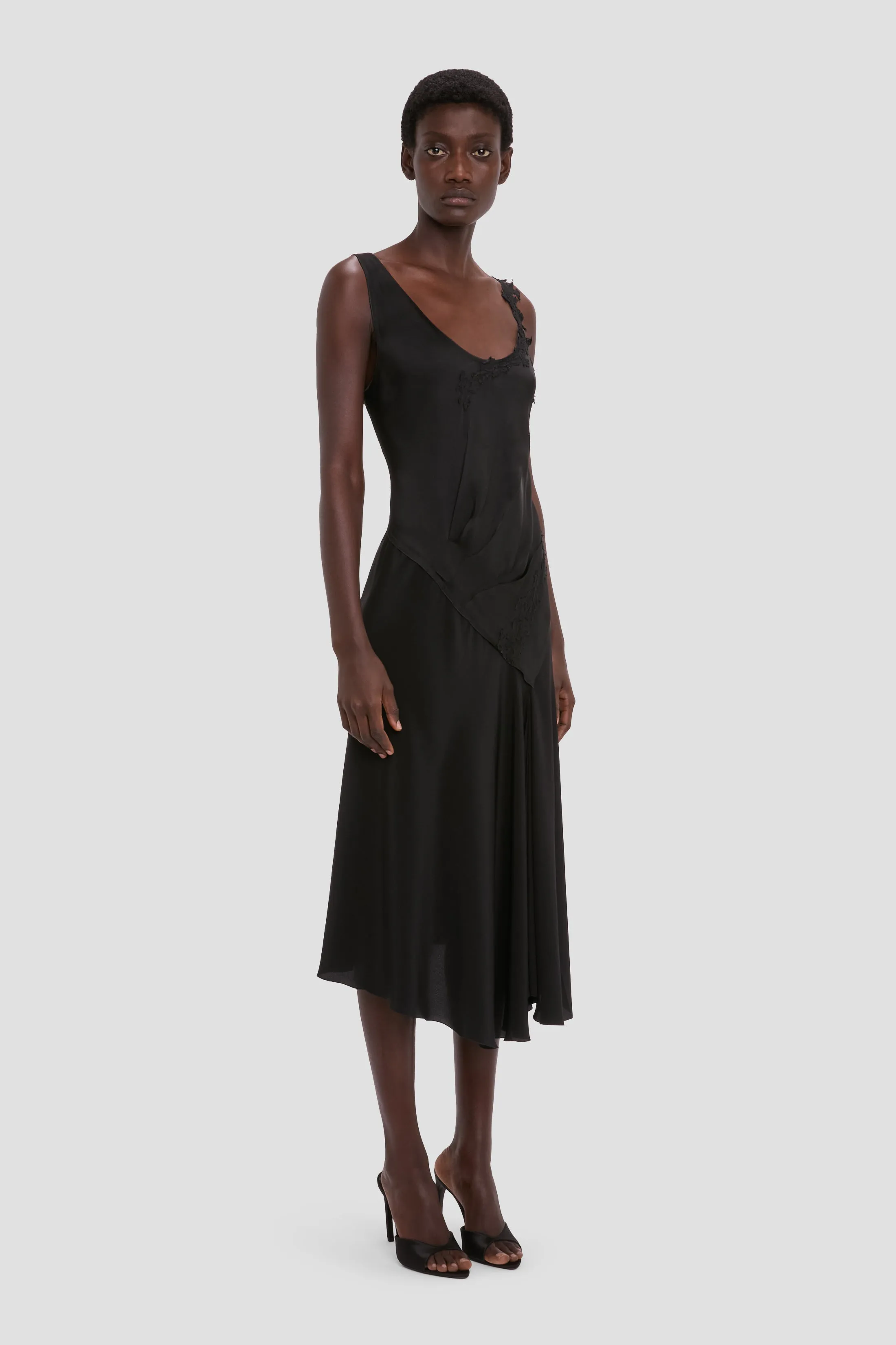 Lace Dress In Black sold by Victoria Beckham product image thumbnail 2