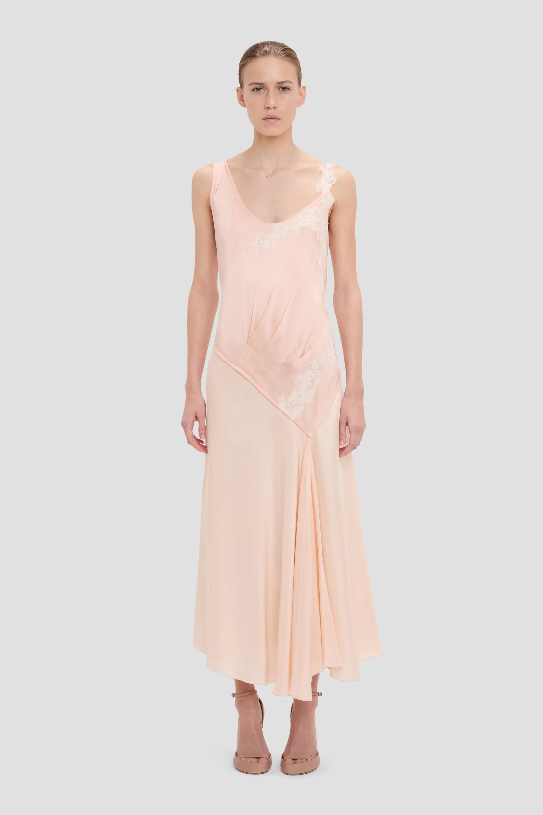 Lace Dress In Blossom sold by Victoria Beckham