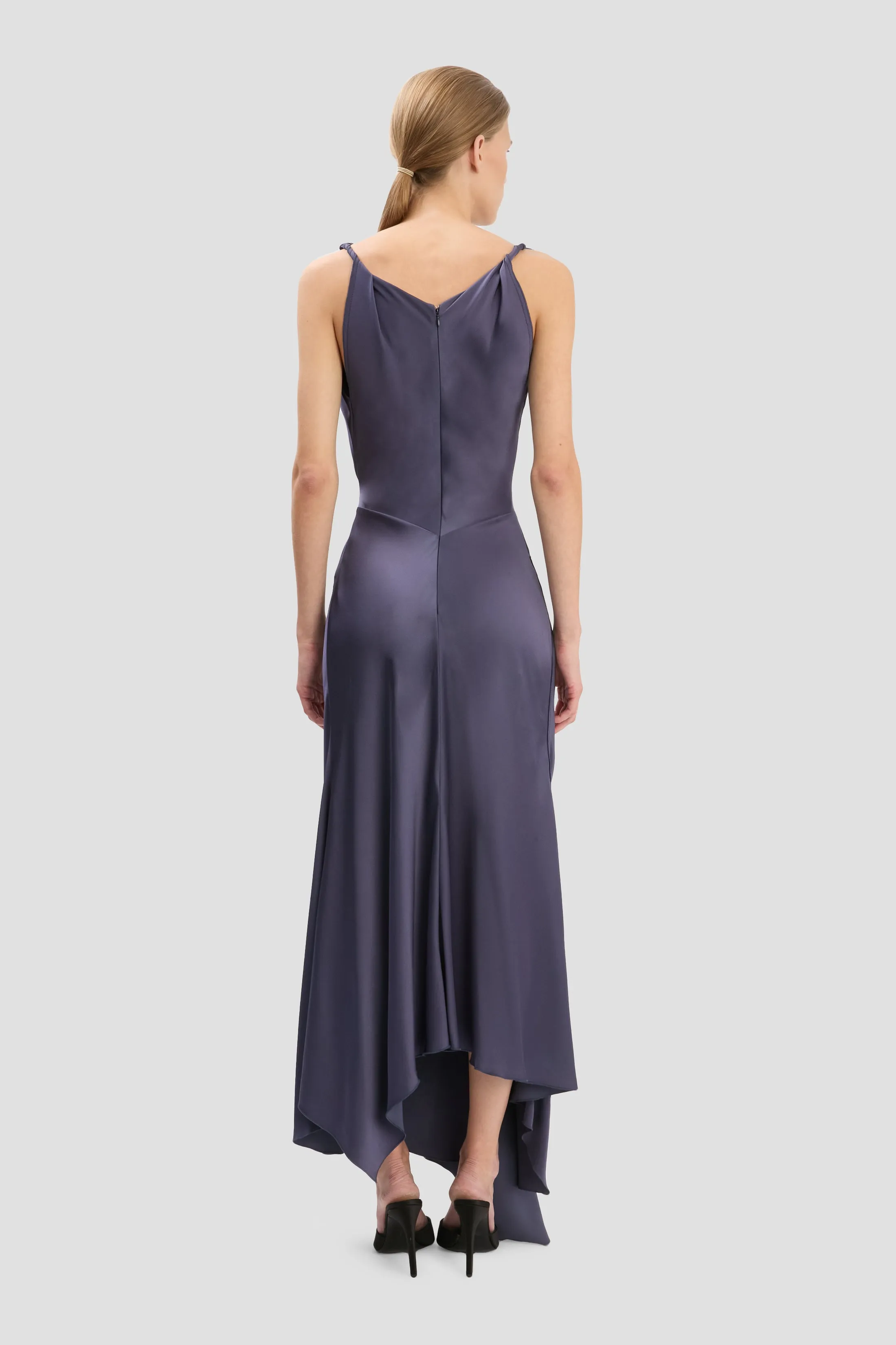 Posy Midi Dress In Eclipse sold by Victoria Beckham product image thumbnail 5