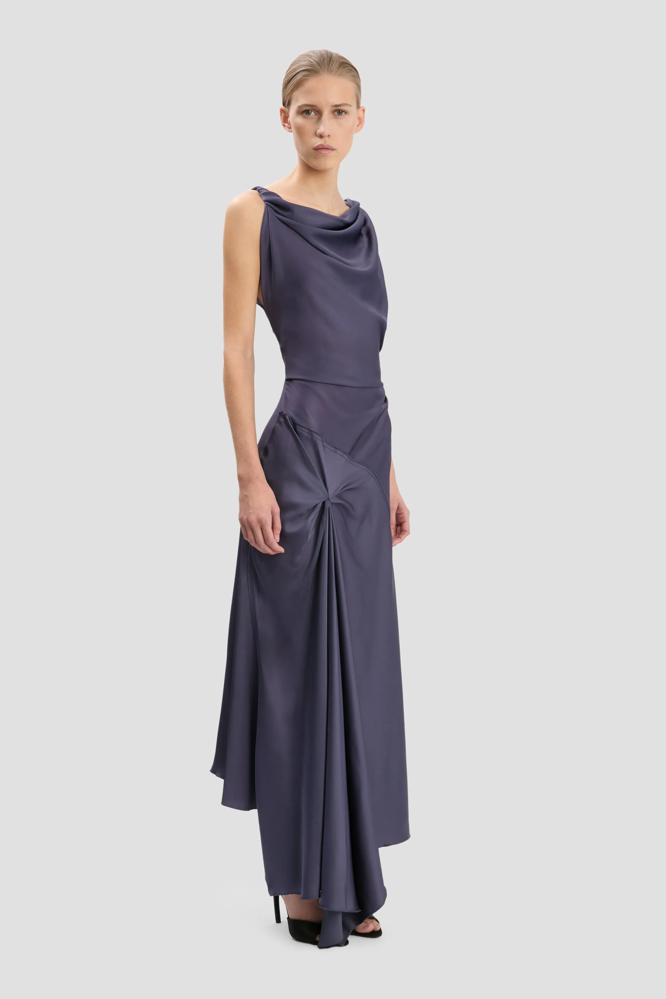 Posy Midi Dress In Eclipse sold by Victoria Beckham product image thumbnail 2