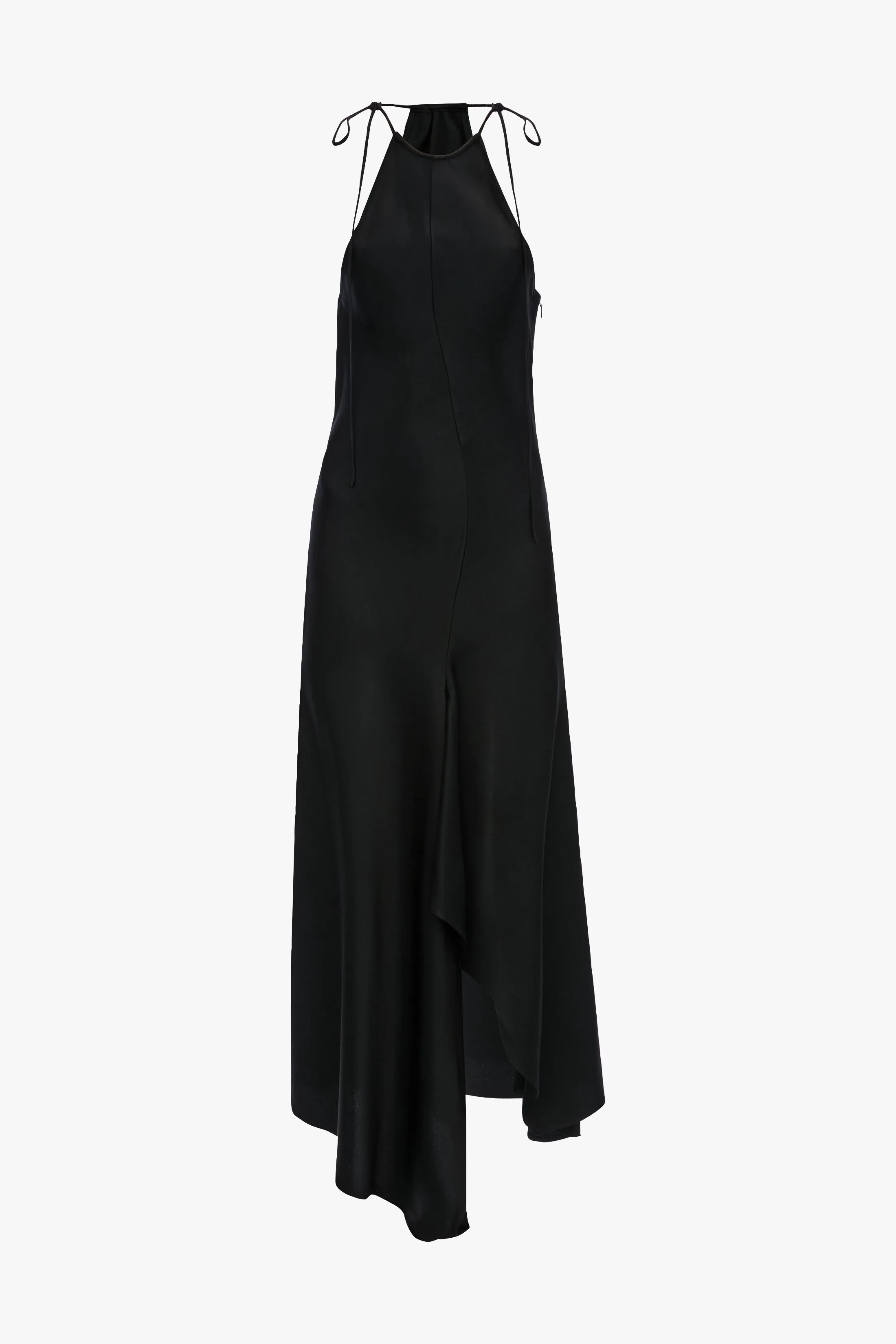 Halter Neck Midi Dress In Black sold by Victoria Beckham product image thumbnail 5