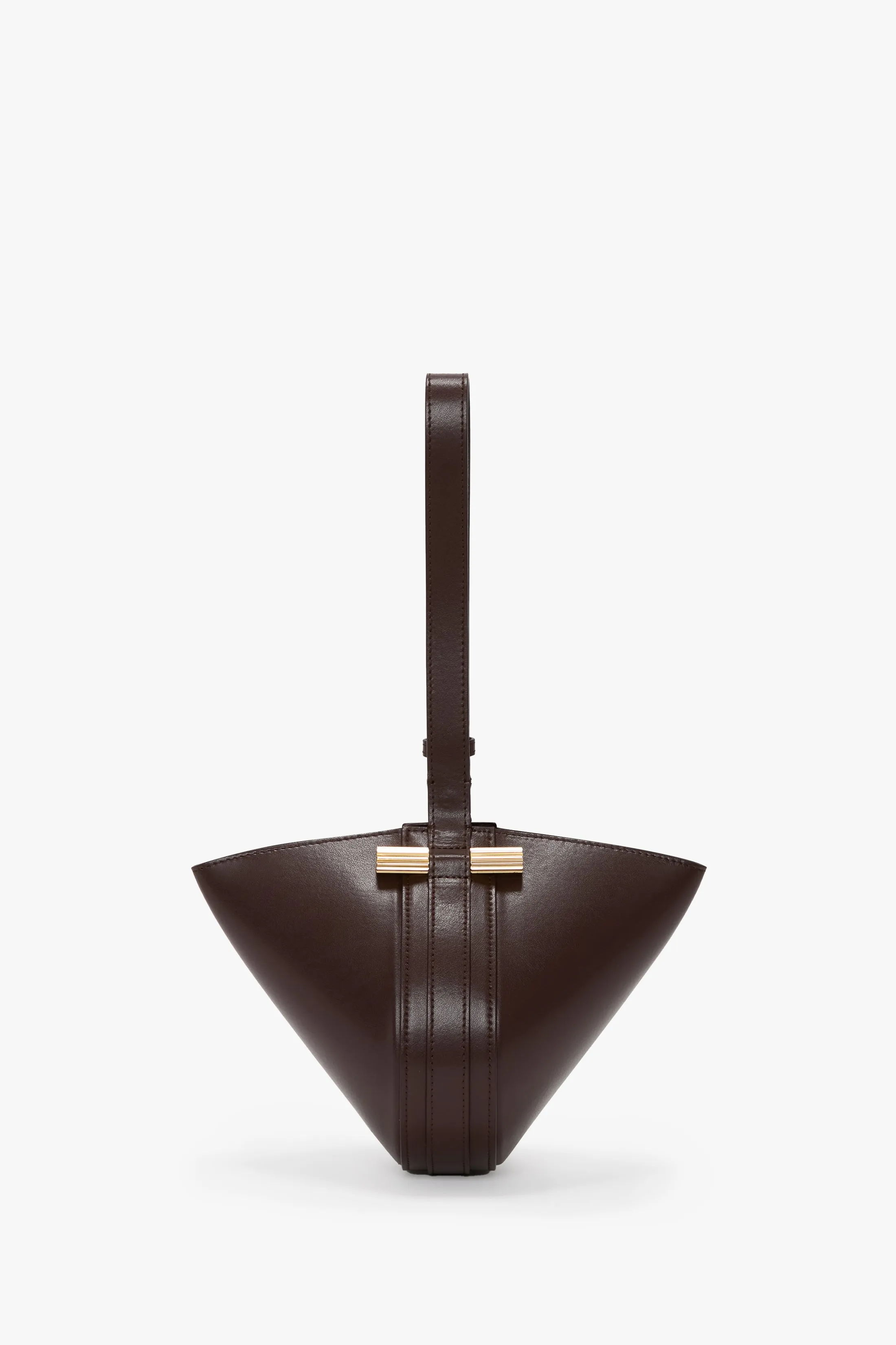 Portofino Dia Clutch In Dark Burgundy Leather sold by Victoria Beckham