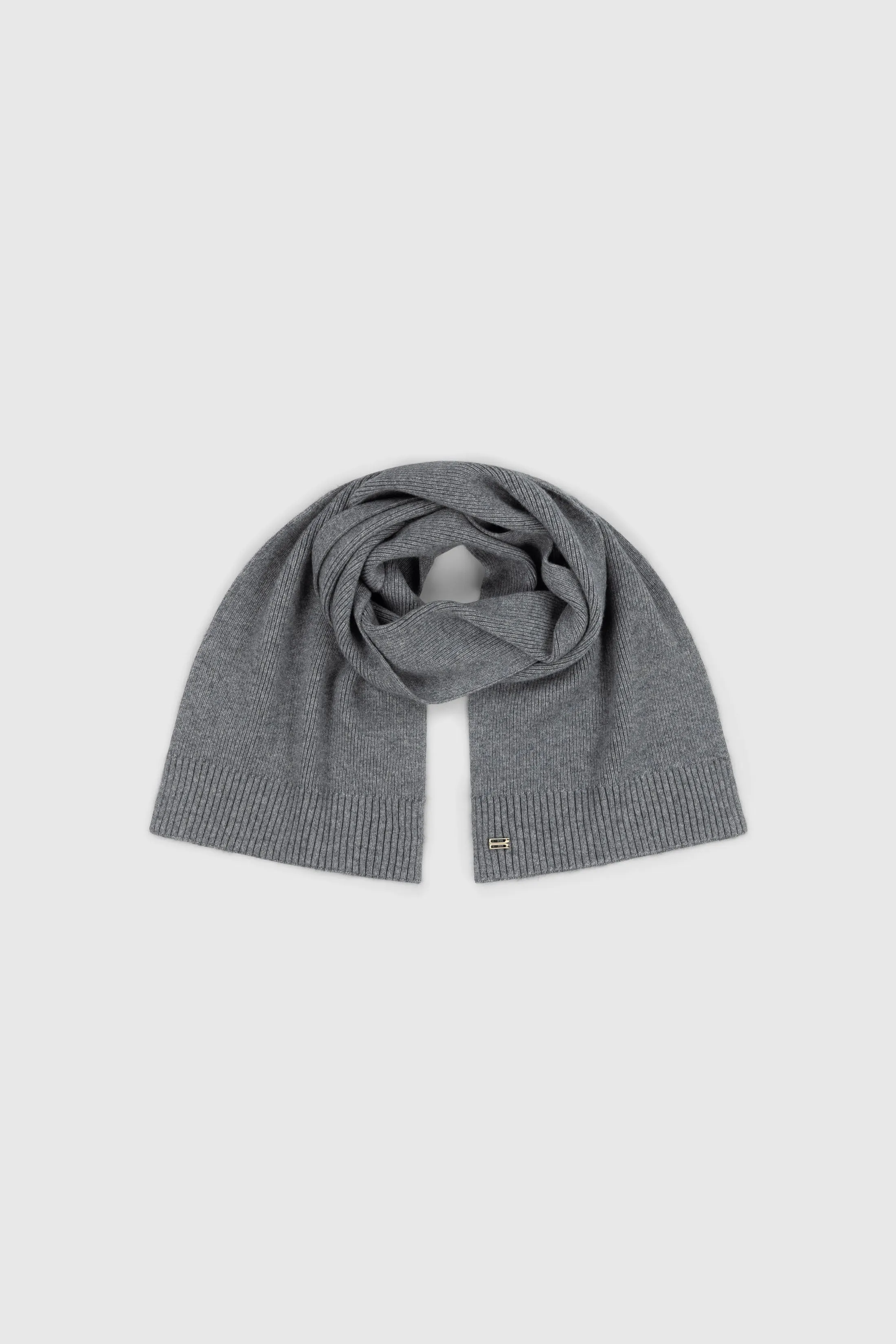 Scarf In Mid Grey sold by Victoria Beckham