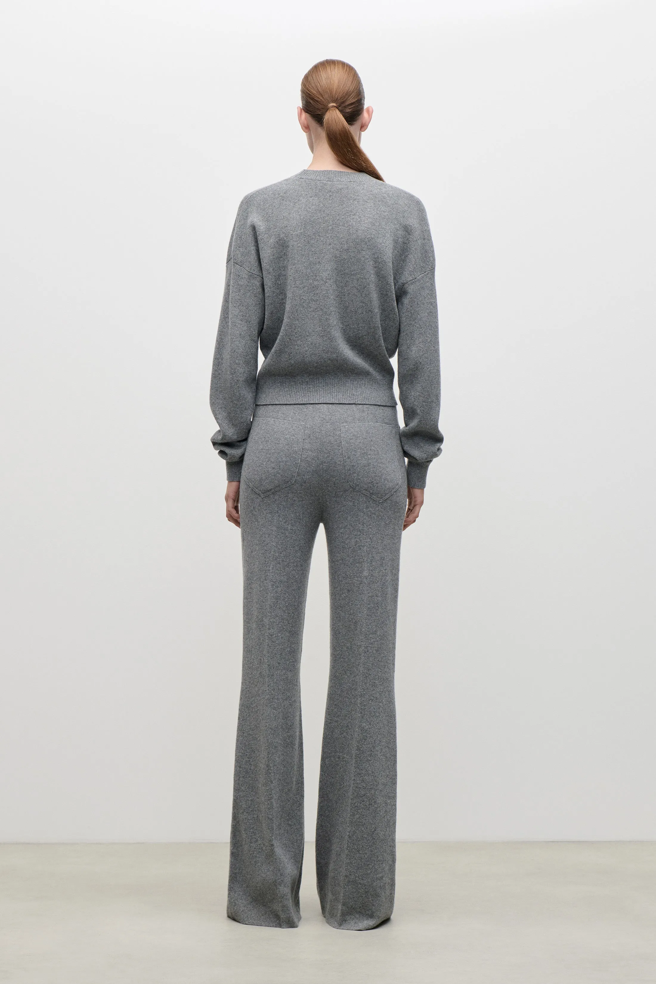 Luna Jumper In Mid Grey sold by Victoria Beckham product image thumbnail 4