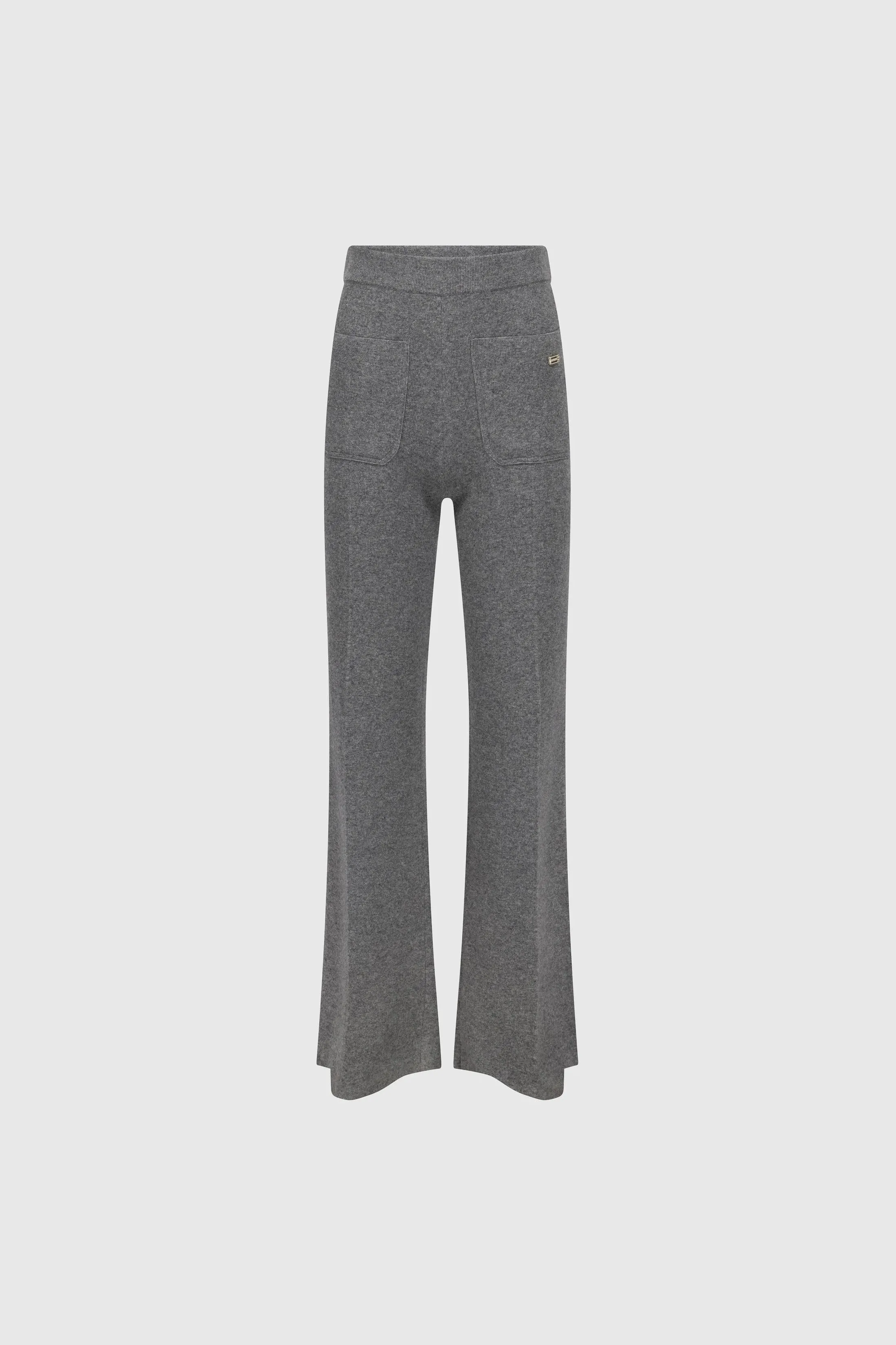 Alina Knitted Trouser In Mid Grey sold by Victoria Beckham product image thumbnail 5