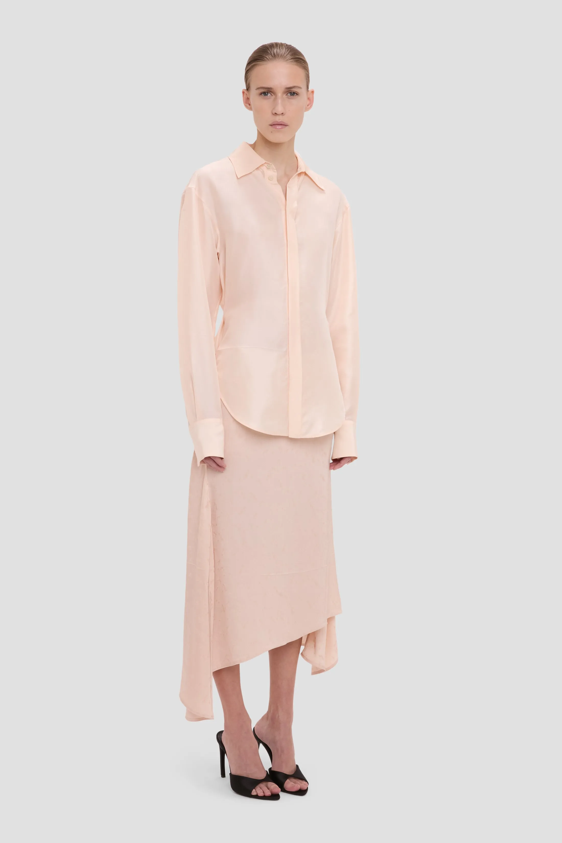 Slim Crease Detail In Blossom sold by Victoria Beckham product image thumbnail 3