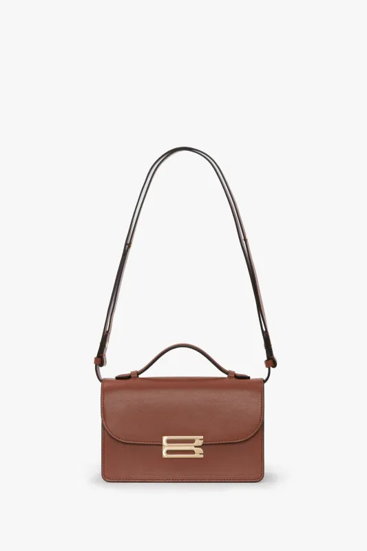 Small Dorian Bag In Tan Leather made by Victoria Beckham
