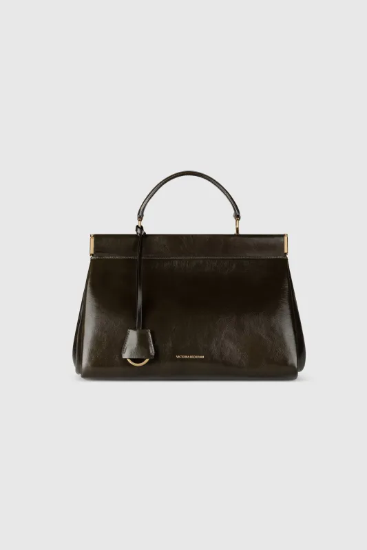 Sloane Frame Bag 28 Supple Shine Leather made by Victoria Beckham