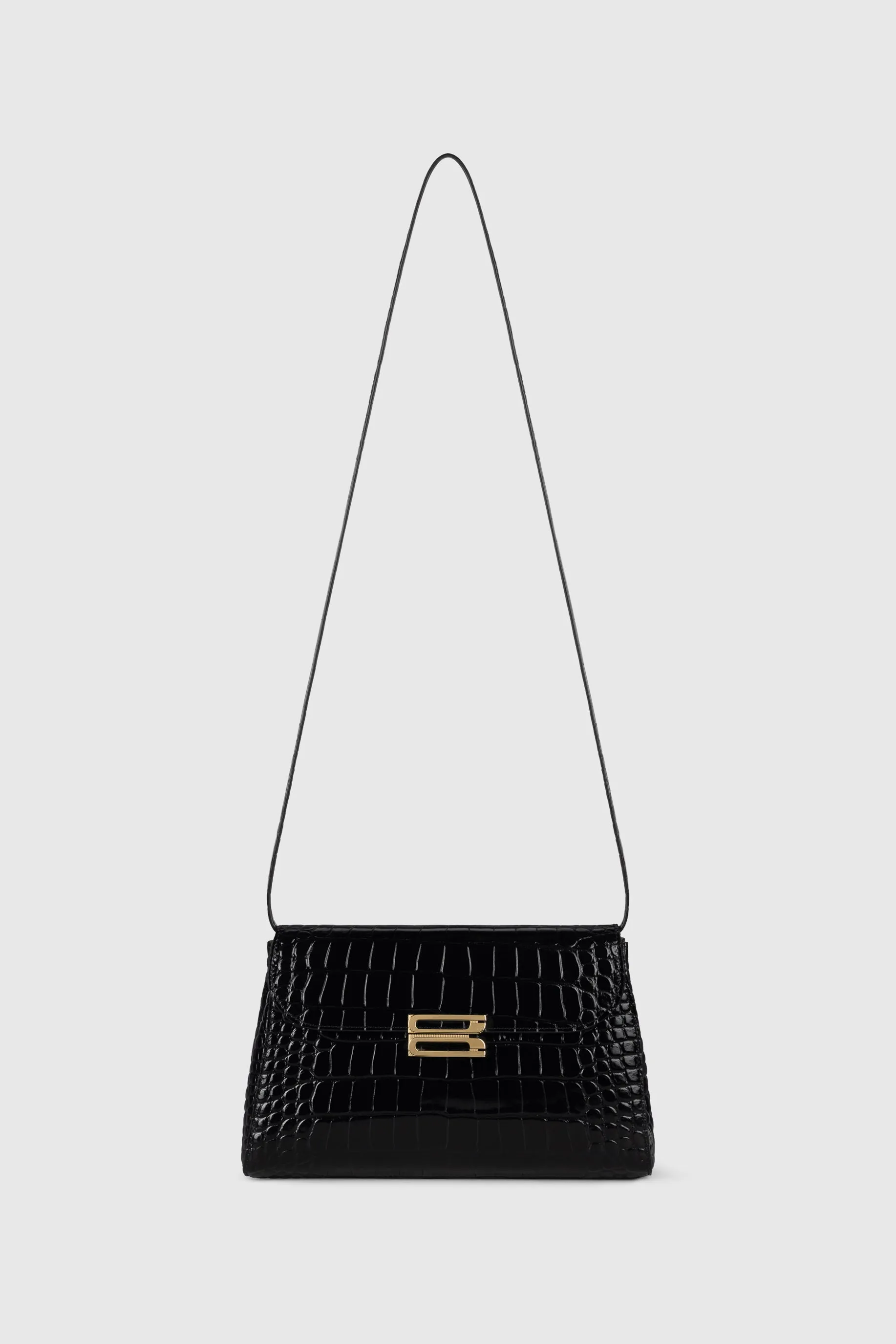 Dorian Trapeze Bag Croc Embossed Leather sold by Victoria Beckham product image thumbnail 5