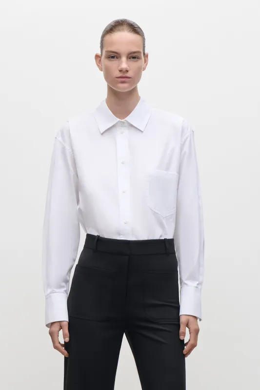 Ellys Shirt In White made by Victoria Beckham