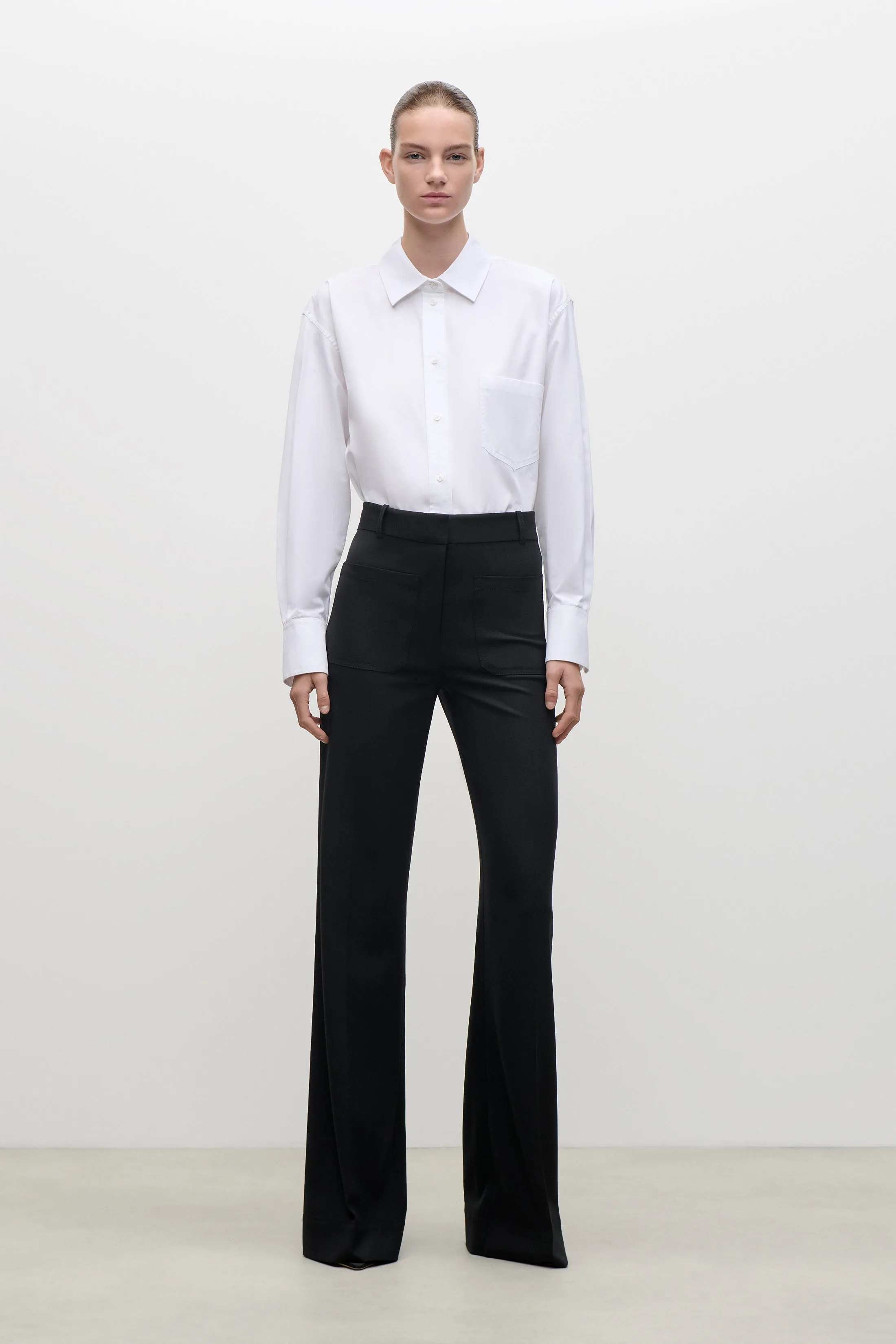 Ellys Shirt In White sold by Victoria Beckham product image thumbnail 2