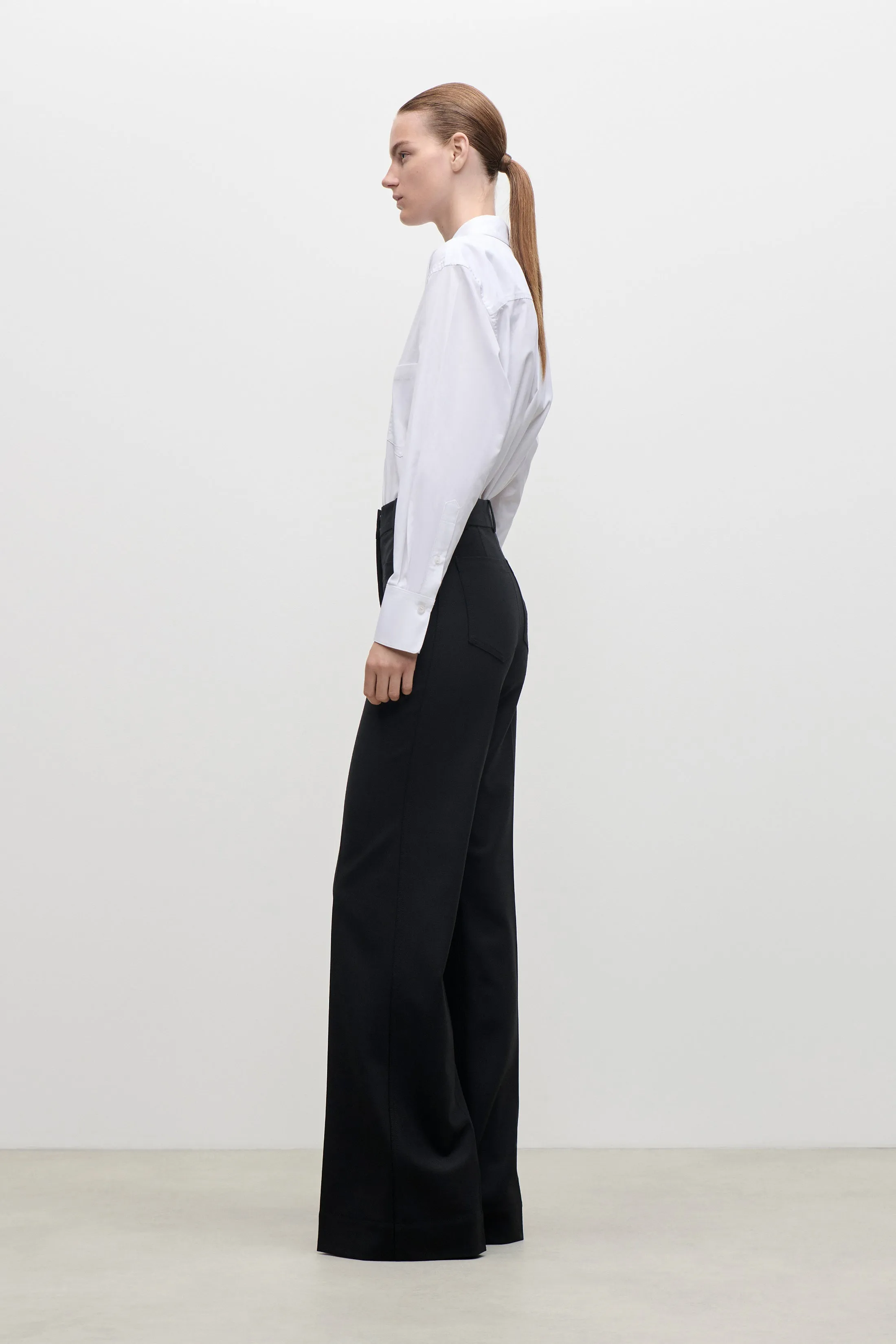 Ellys Shirt In White sold by Victoria Beckham product image thumbnail 3