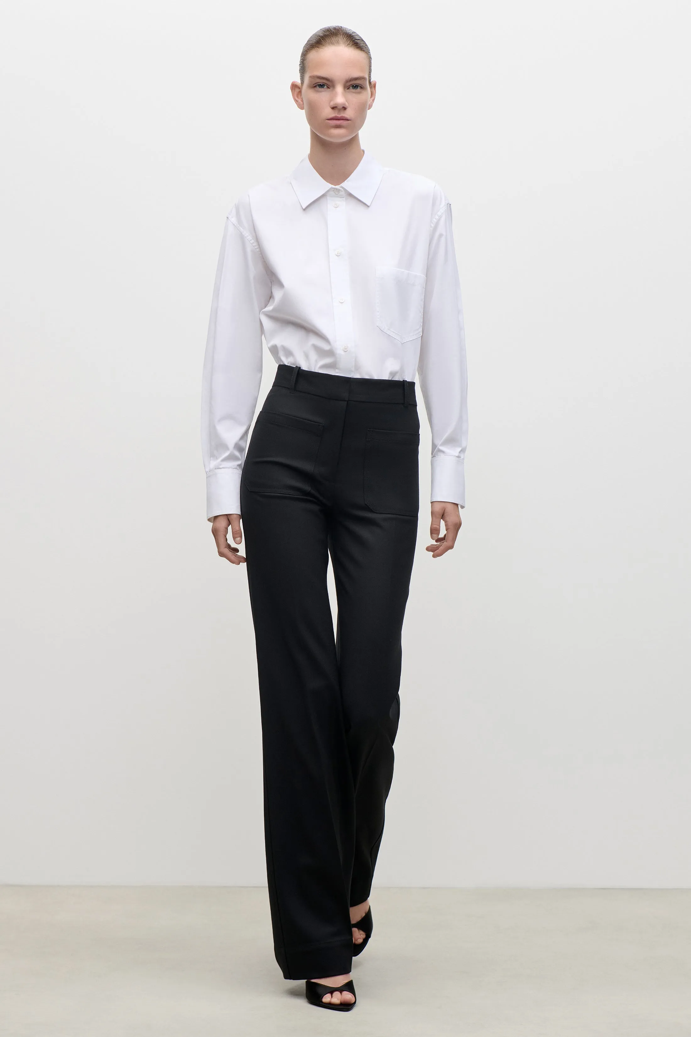 Ellys Shirt In White sold by Victoria Beckham product image thumbnail 5