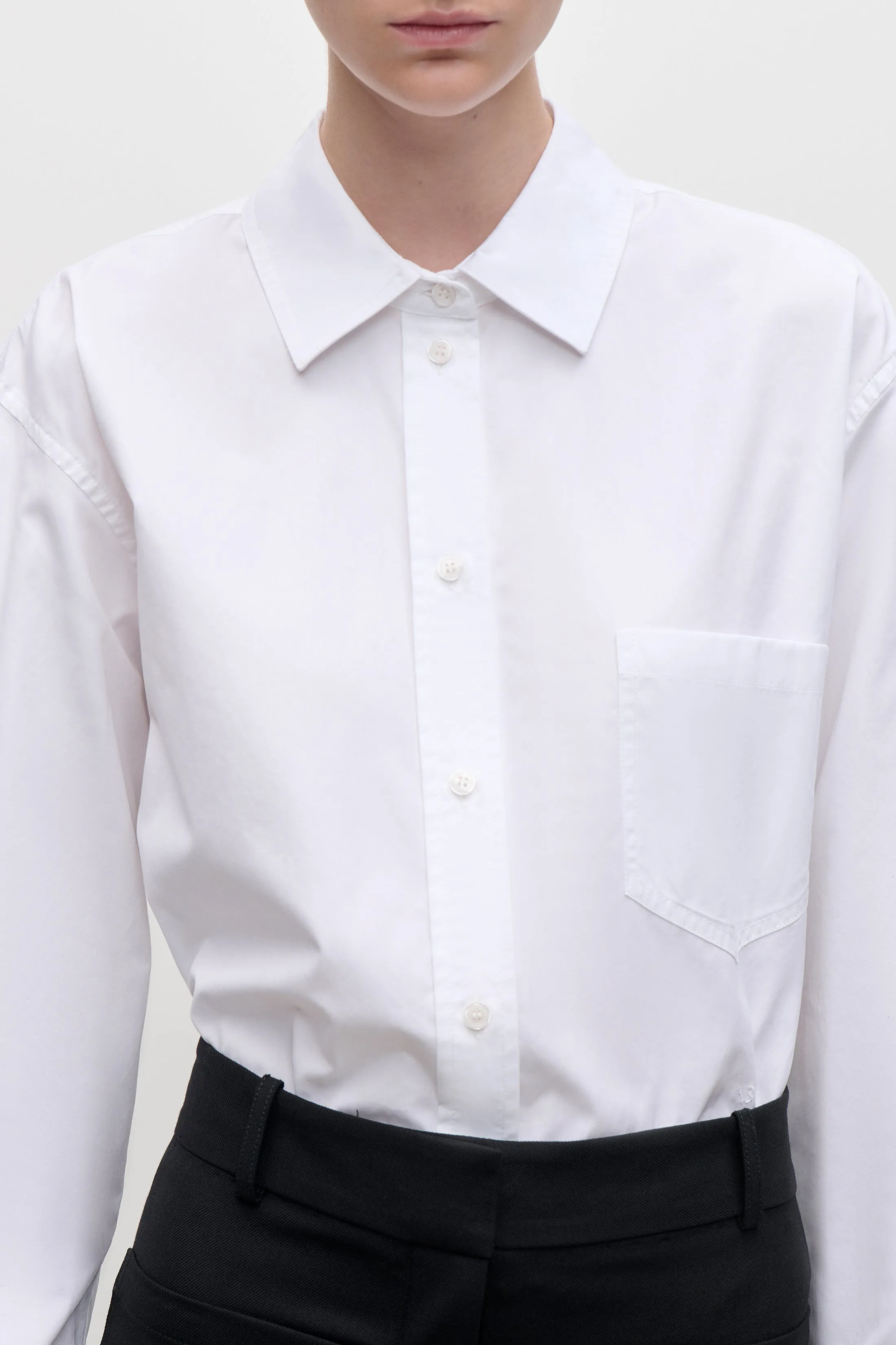Ellys Shirt In White sold by Victoria Beckham product image thumbnail 4