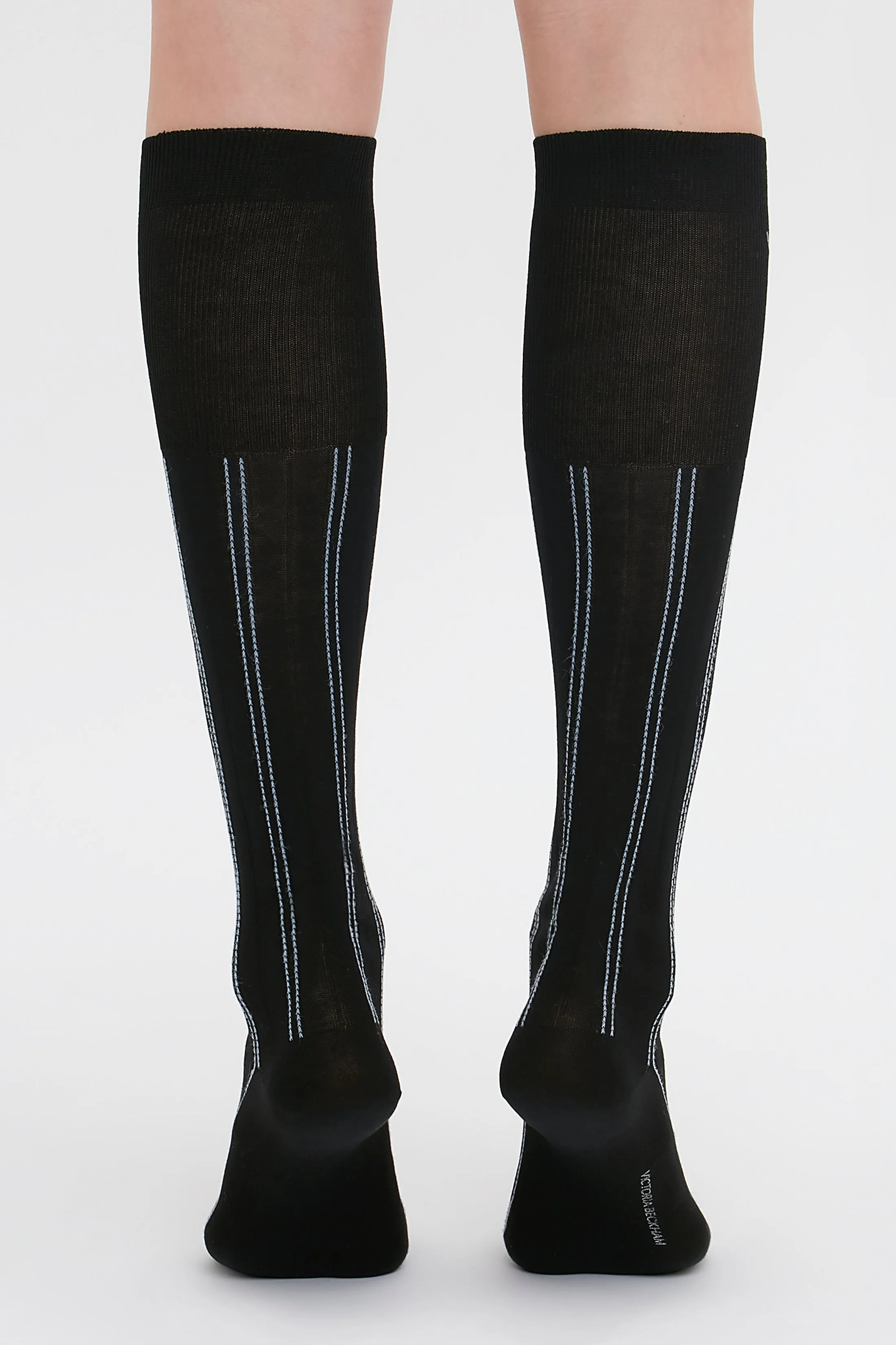 Superfine Rib Socks In Black sold by Victoria Beckham product image thumbnail 4