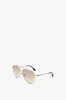 Classic Aviator in Mirrored Gold sold by Victoria Beckham