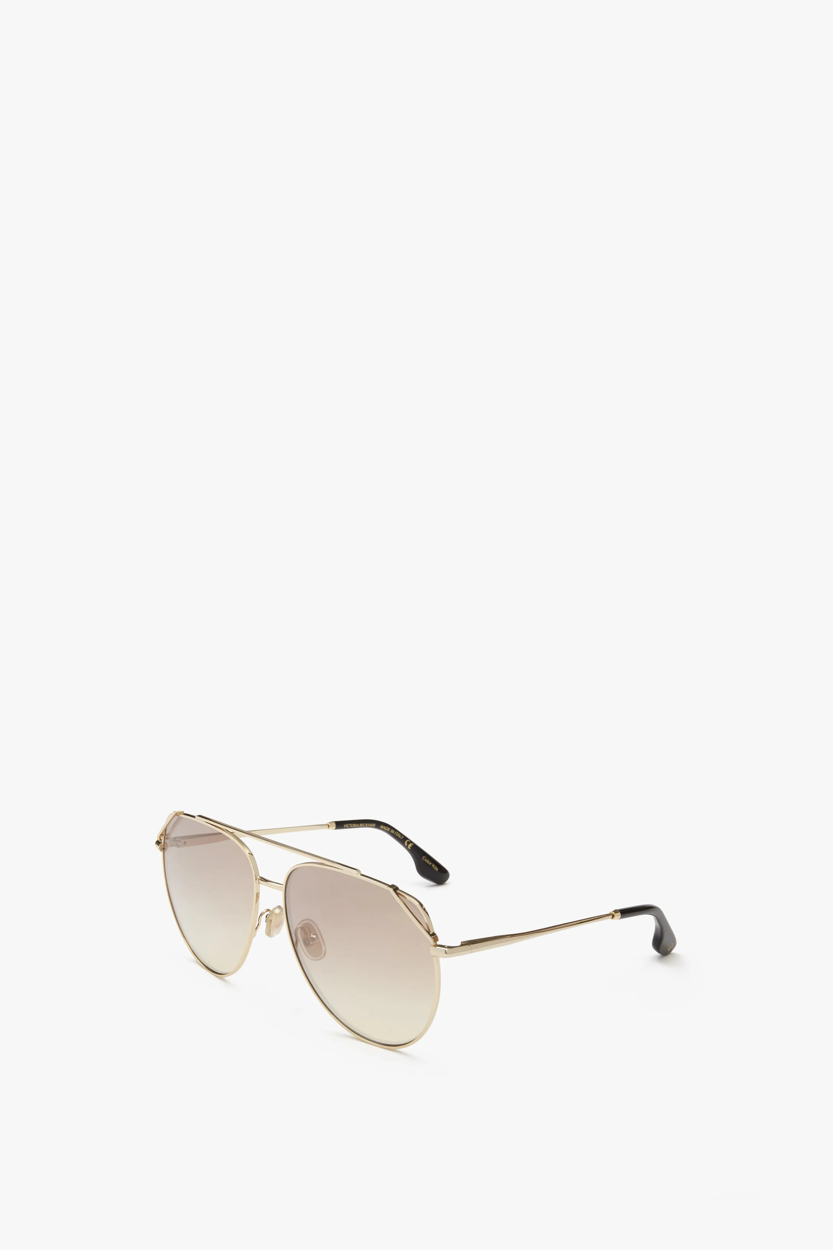 Classic Aviator in Mirrored Gold sold by Victoria Beckham product image thumbnail 3