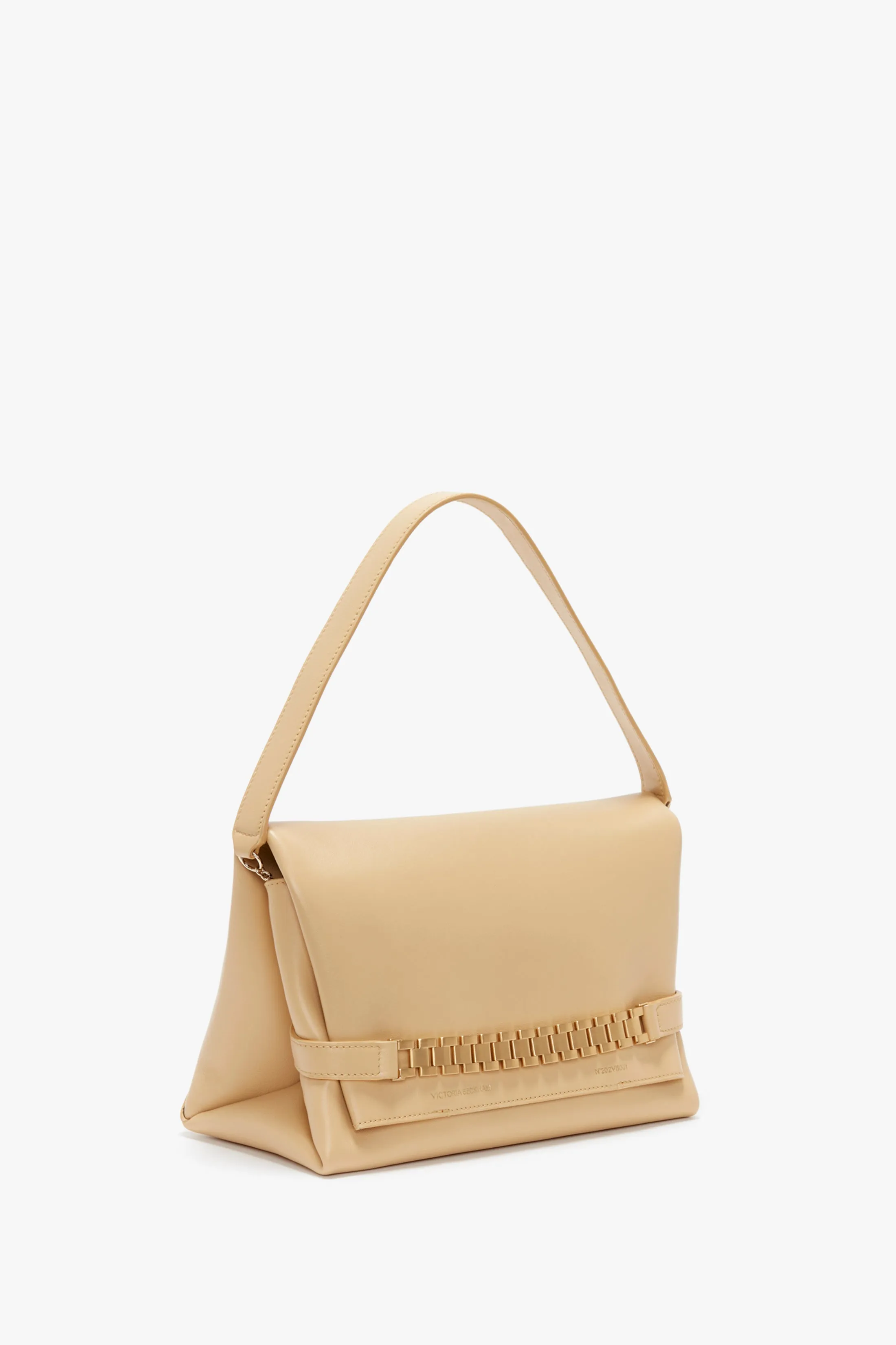 Chain Pouch Bag With Strap In Sesame Leather sold by Victoria Beckham product image thumbnail 3