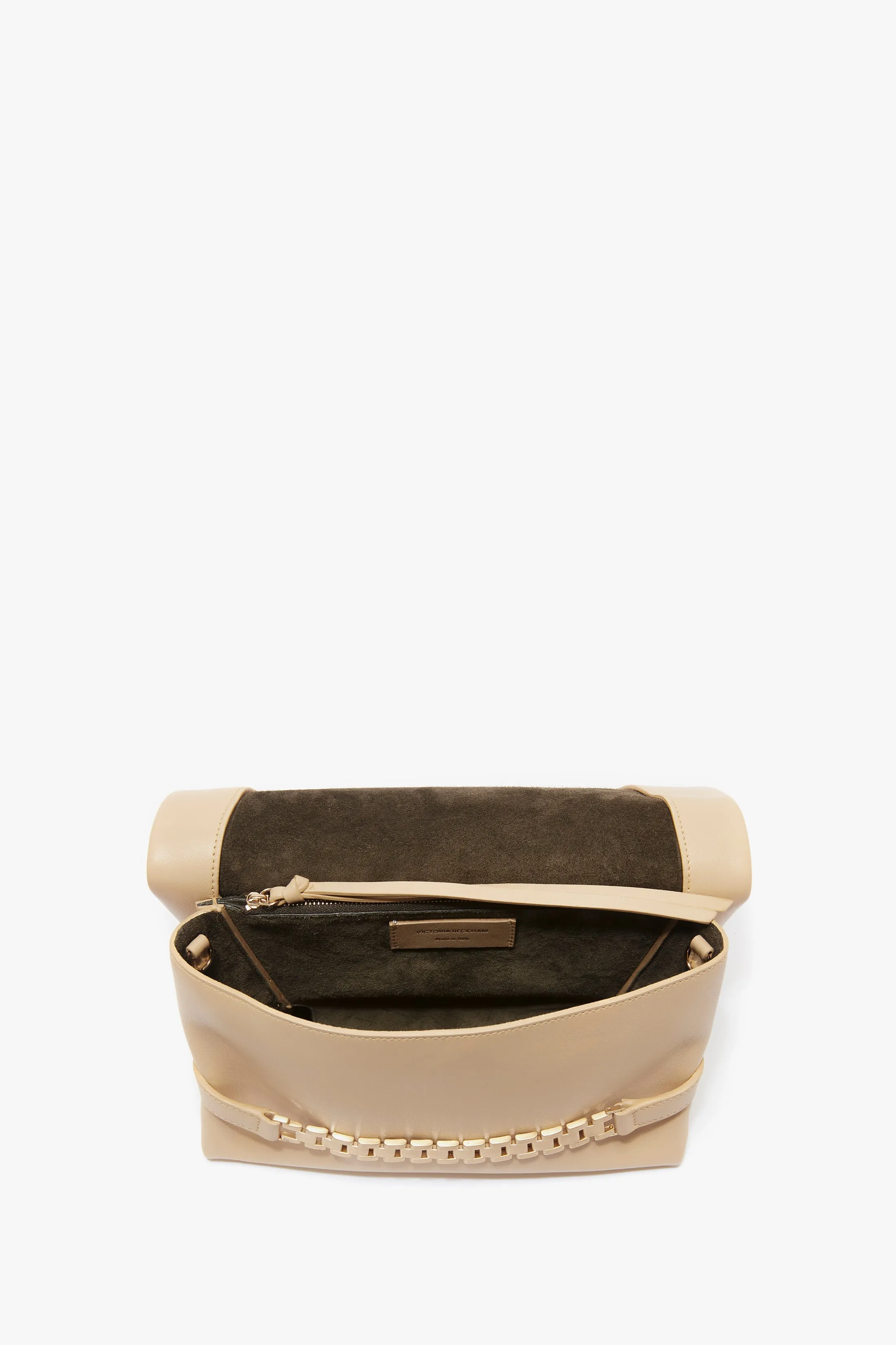 Chain Pouch Bag With Strap In Sesame Leather sold by Victoria Beckham product image thumbnail 5