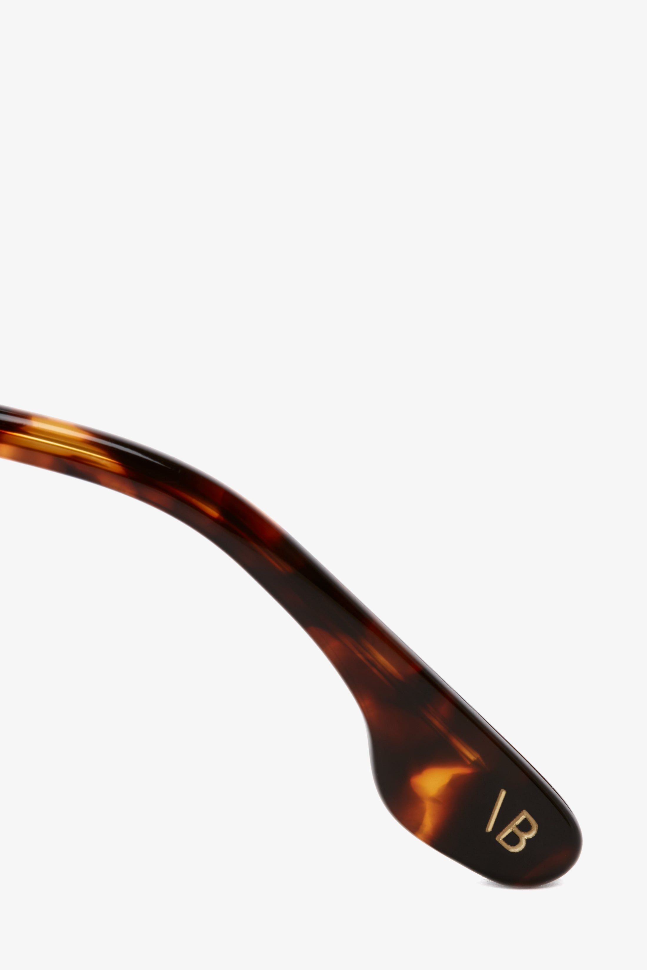 Soft Square Frame Sunglasses In Dark Havana sold by Victoria Beckham product image thumbnail 3