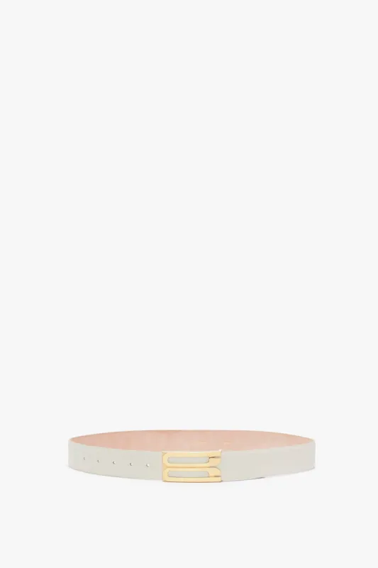 Jumbo Frame Belt In Latte Leather sold by Victoria Beckham