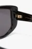 Acetate Visor Sunglasses In Black sold by Victoria Beckham
