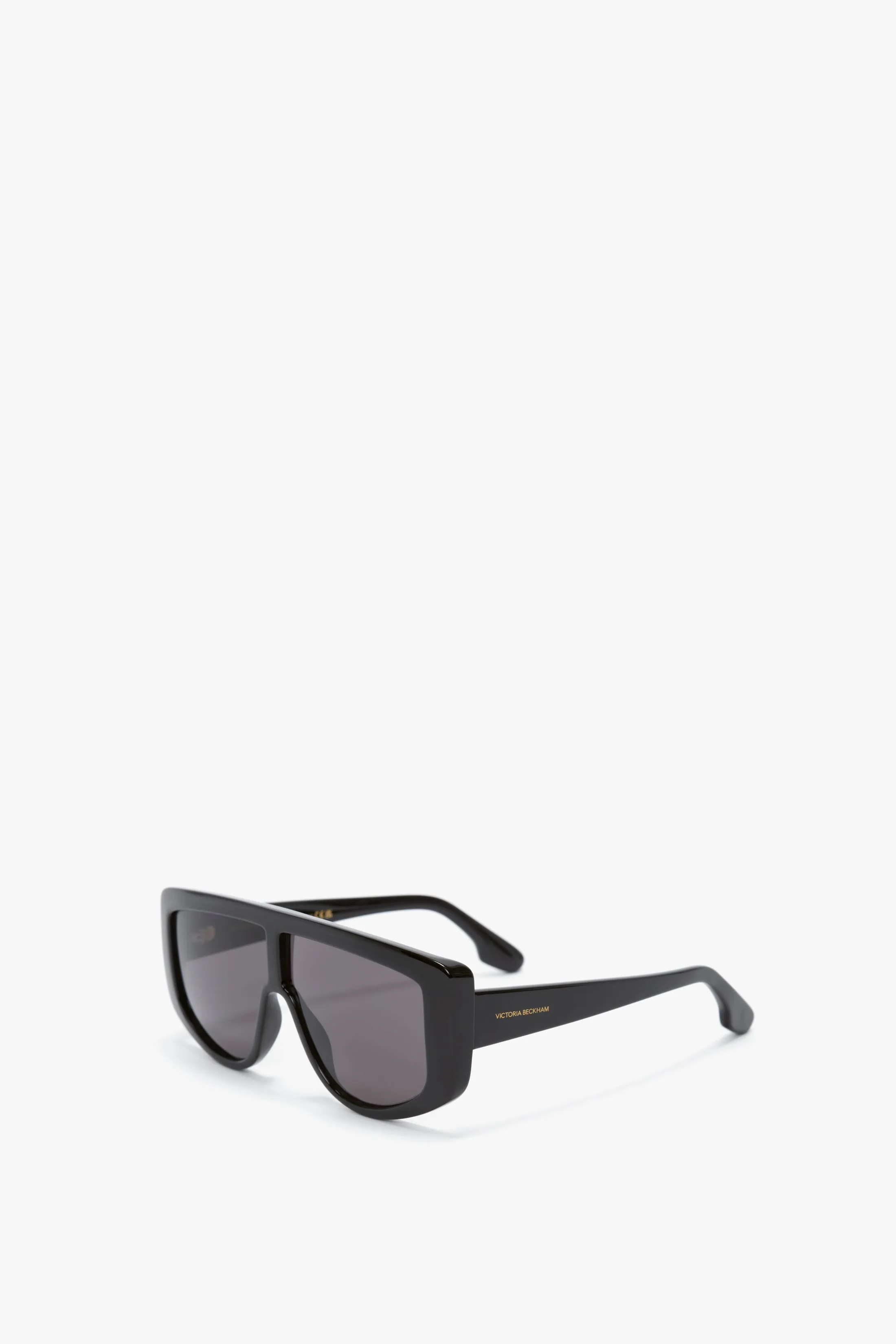 Acetate Visor Sunglasses In Black sold by Victoria Beckham product image thumbnail 2
