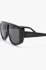 Acetate Visor Sunglasses In Black sold by Victoria Beckham