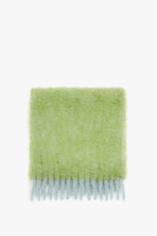 EXCLUSIVE Mohair Scarf In Apple Green sold by Victoria Beckham