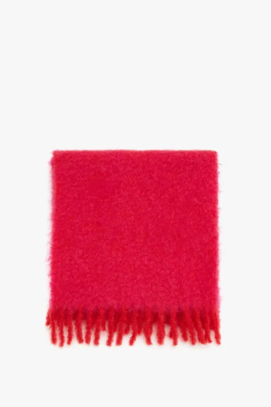 EXCLUSIVE Mohair Scarf In Fuchsia sold by Victoria Beckham