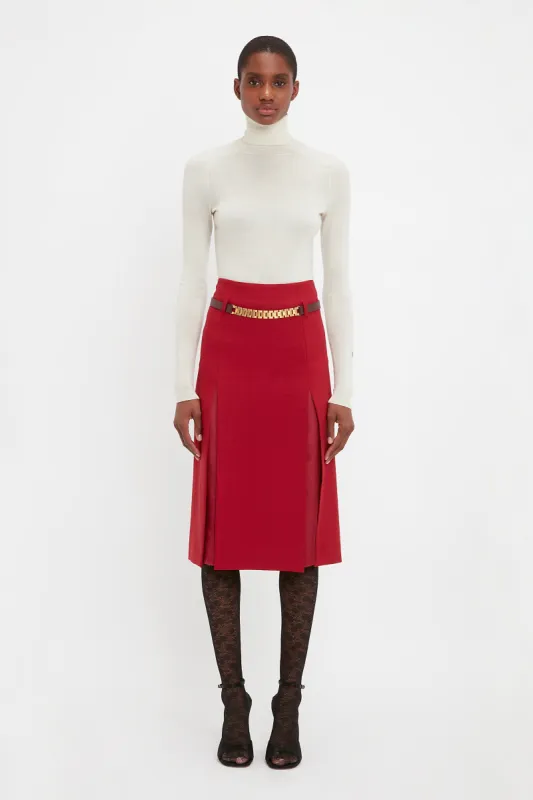 Tie Neck Blouse In Off White & Black sold by Victoria Beckham