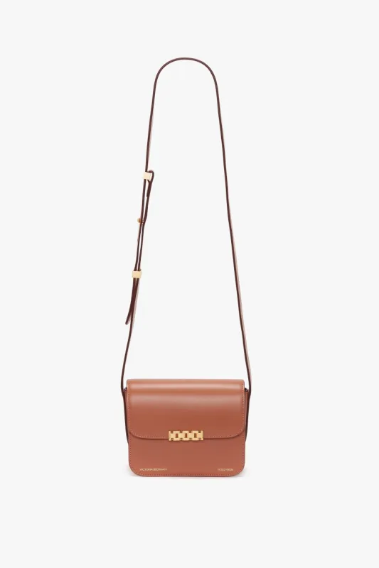 Mini Chain Shoulder Bag In Tan Leather sold by Victoria Beckham