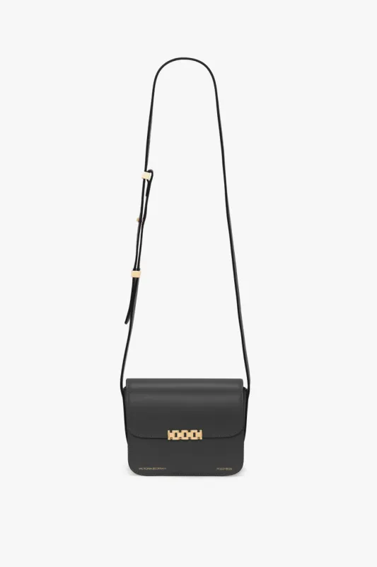 Mini Chain Shoulder Bag In Black Leather sold by Victoria Beckham