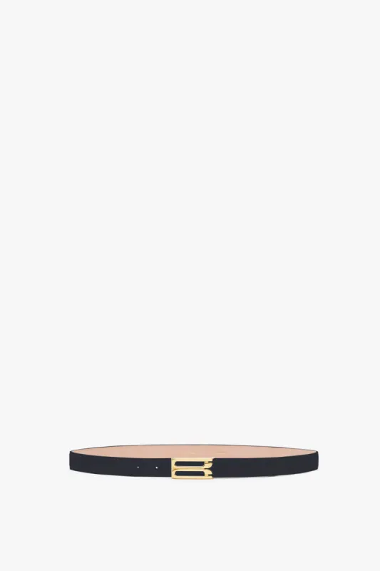 Frame Belt In Midnight Navy Leather sold by Victoria Beckham