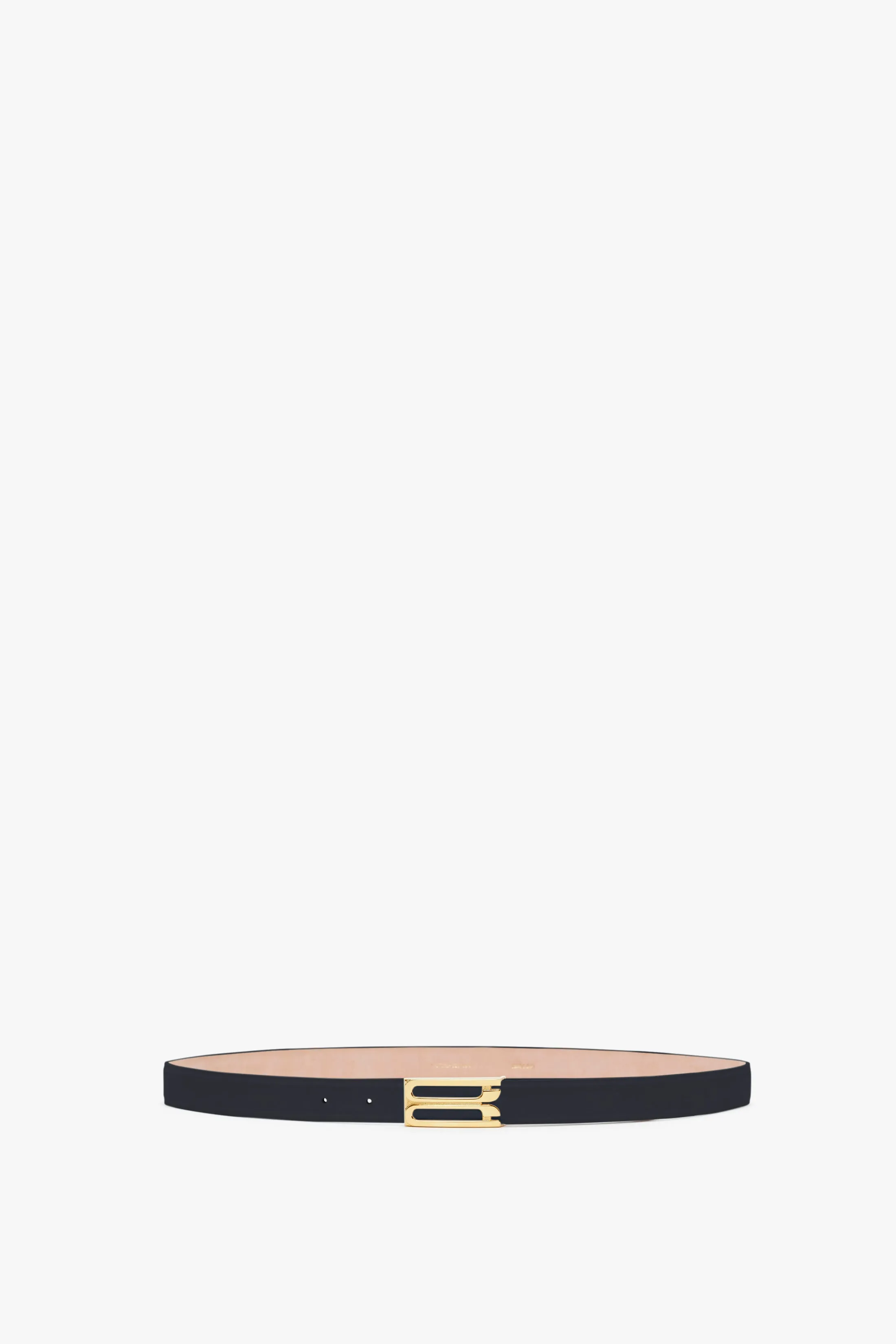Frame Belt In Midnight Navy Leather sold by Victoria Beckham