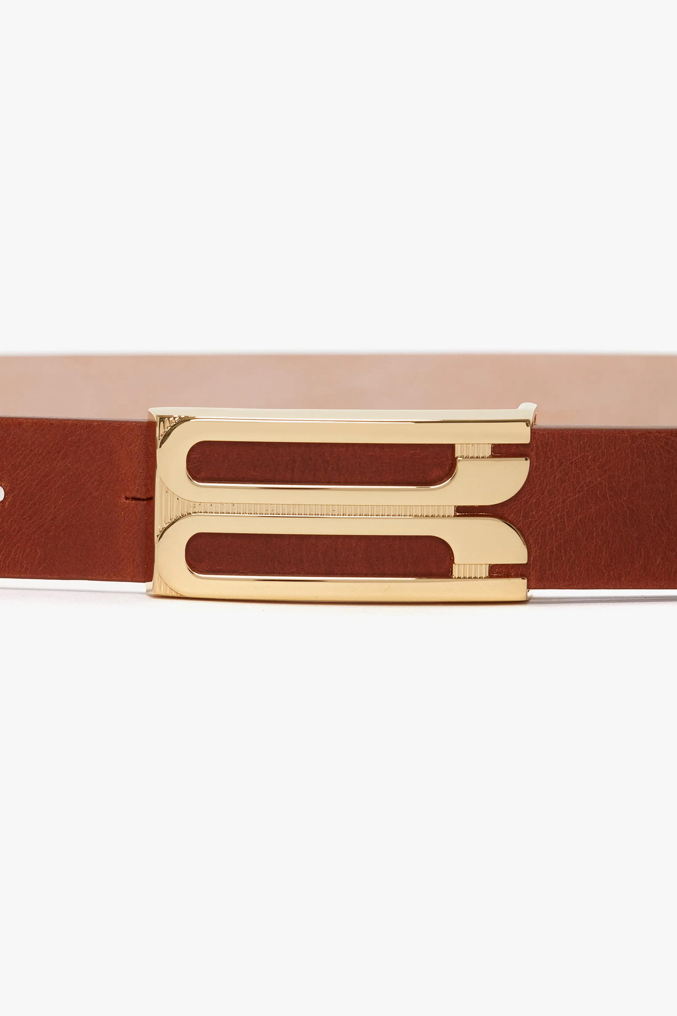 Dorian Belt In Tan Leather sold by Victoria Beckham product image thumbnail 3