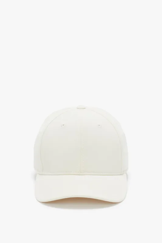 Logo Cap In Antique White sold by Victoria Beckham