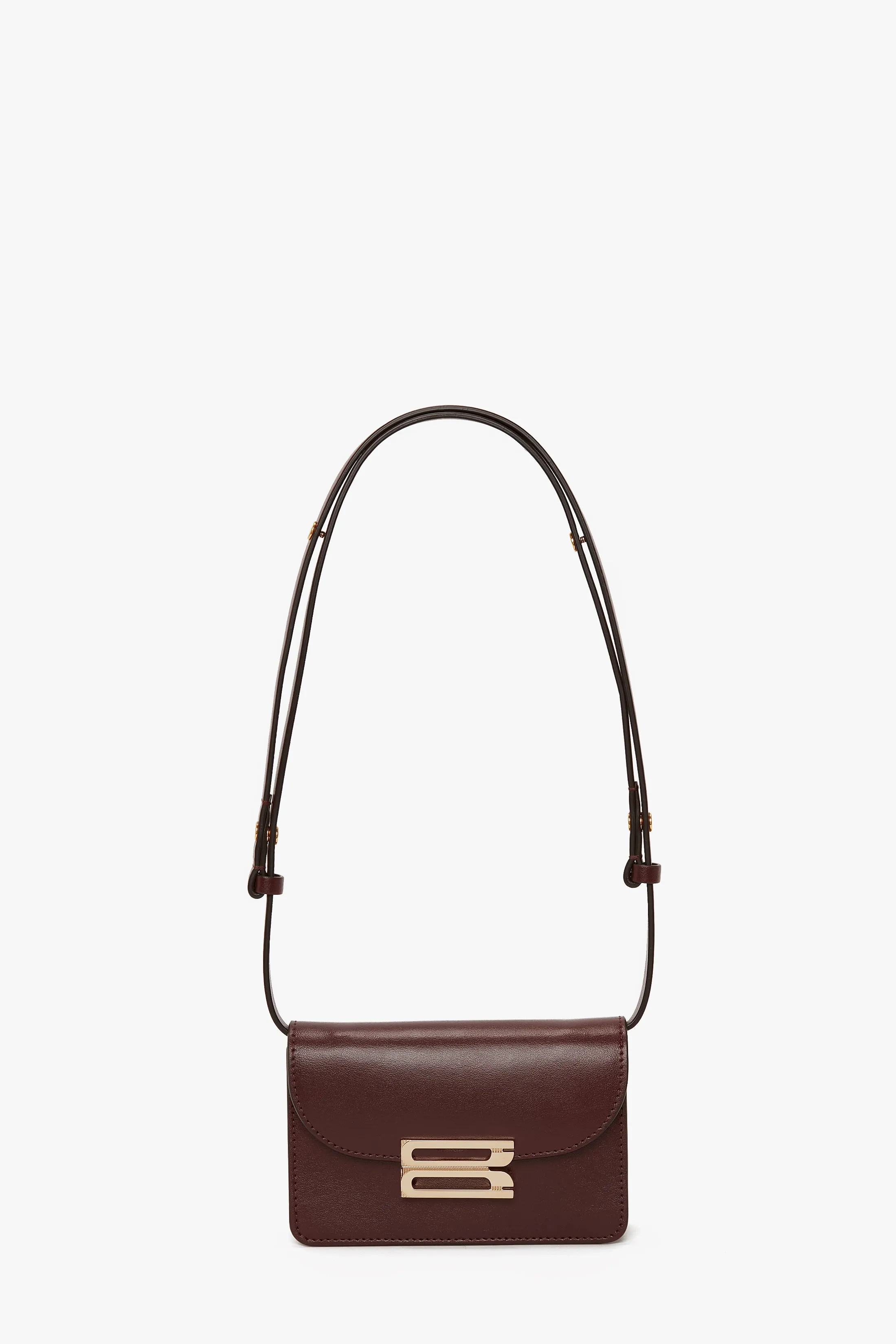 Nano Dorian Bag In Burgundy Smooth Leather sold by Victoria Beckham product image thumbnail 2