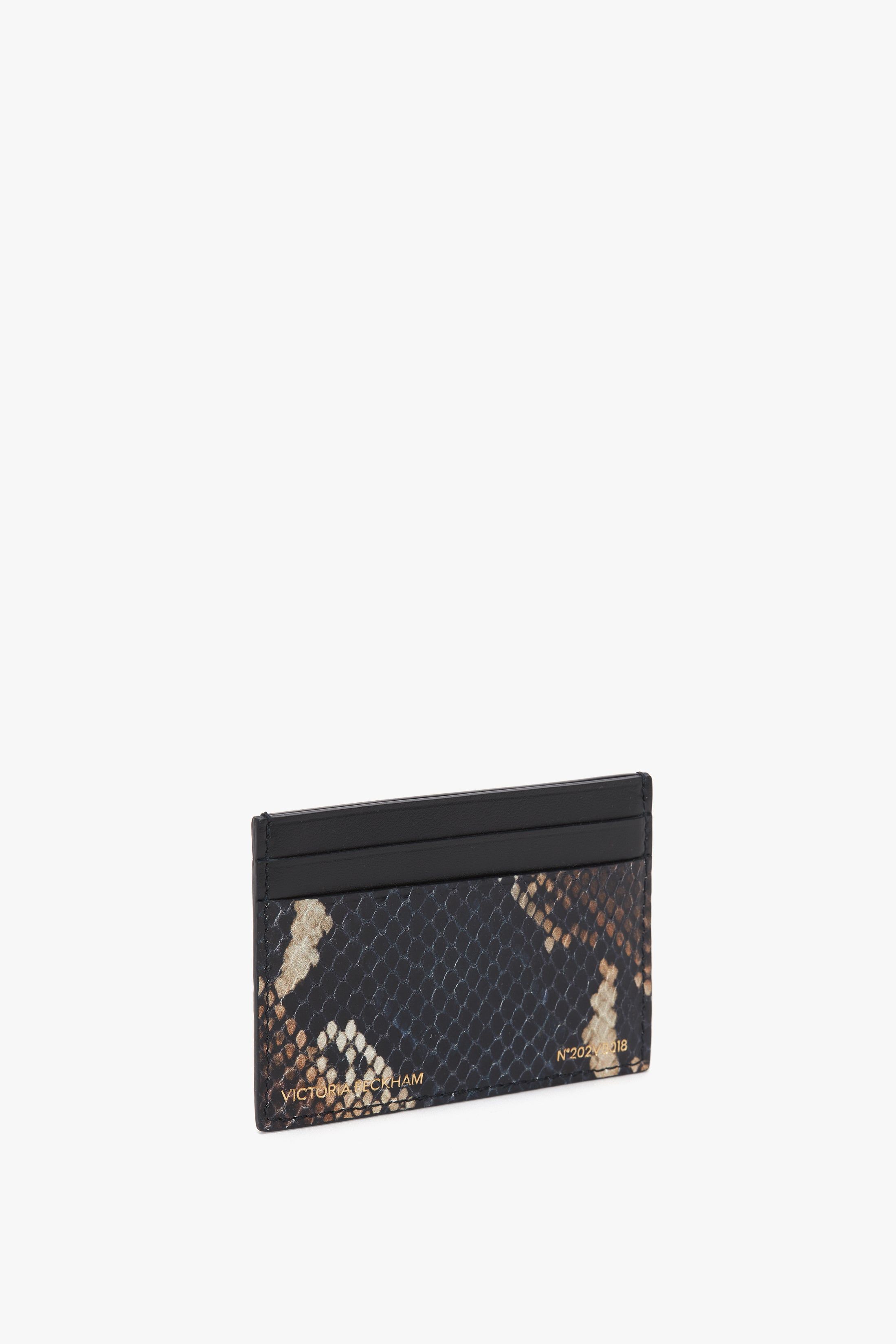 Card Holder In Navy Brown Leather sold by Victoria Beckham product image thumbnail 2