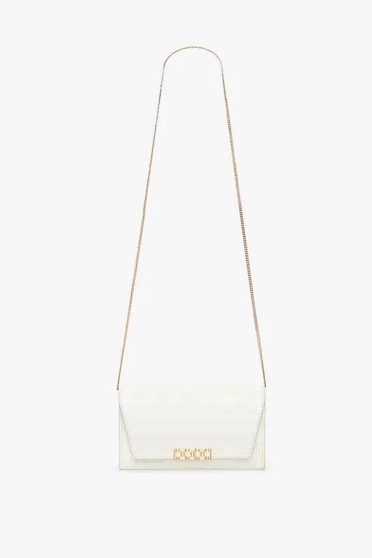 Wallet On Chain In White Leather sold by Victoria Beckham
