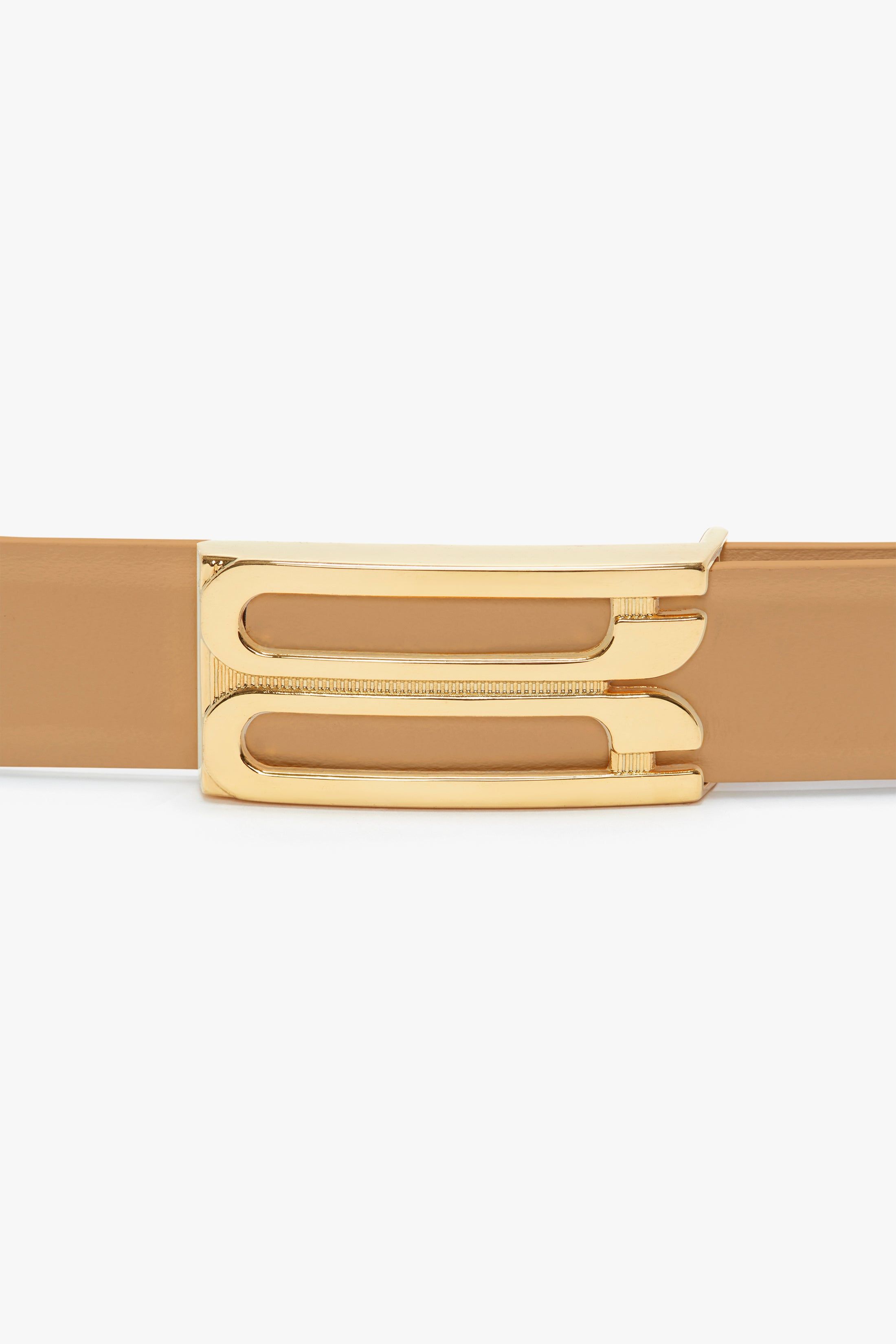 Frame Belt In Camel Leather sold by Victoria Beckham product image thumbnail 4