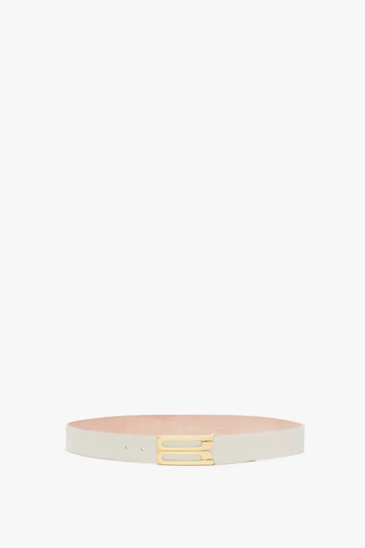 Jumbo Frame Belt In Latte Leather sold by Victoria Beckham