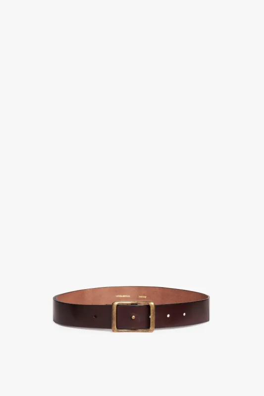 Utility Belt In Chocolate Brown sold by Victoria Beckham