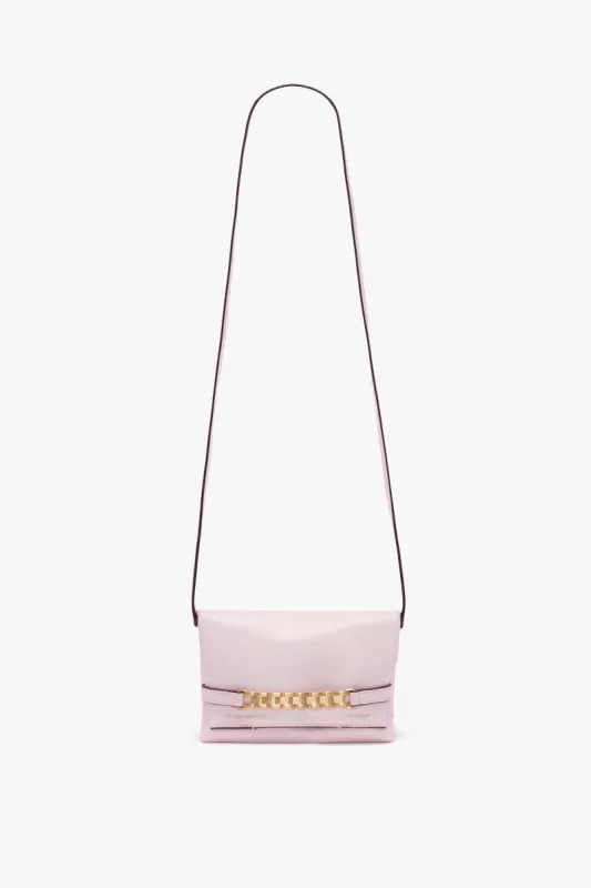 Mini Chain Pouch Bag With Long Strap In Orchid Leather sold by Victoria Beckham