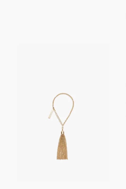 Tassel Bracelet In Gold sold by Victoria Beckham