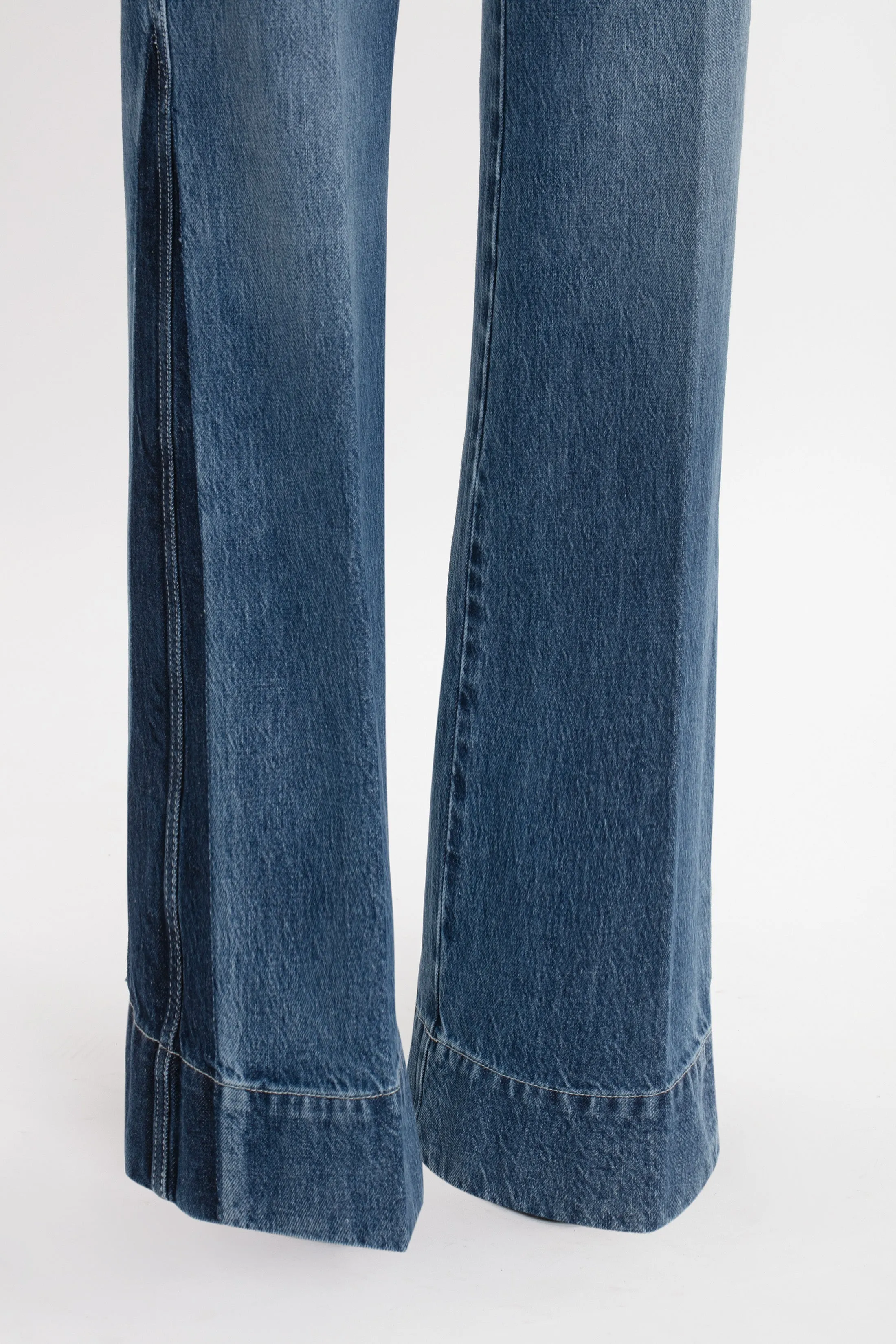 Alina High Waisted Jean In Shadow Wash sold by Victoria Beckham product image thumbnail 4