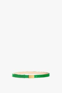 Thin Belt With Plaque Buckle In Green sold by Victoria Beckham