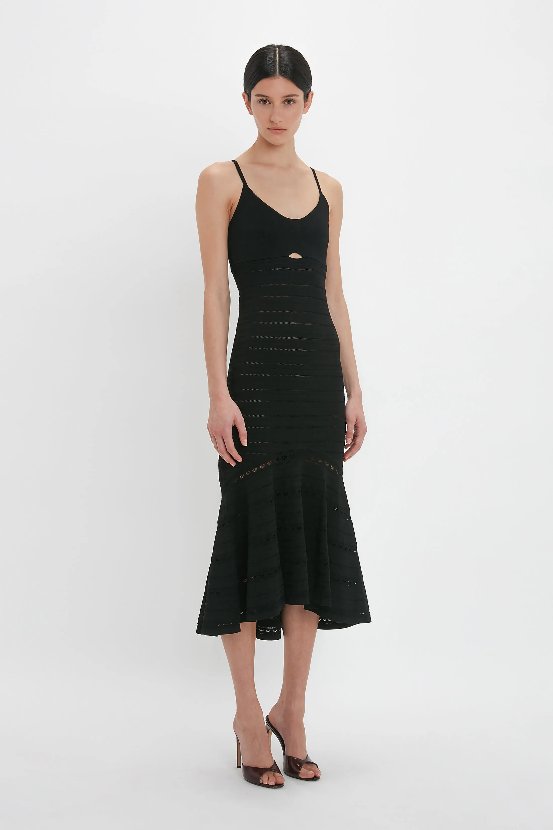 Cut-Out Detail Cami Dress In Black sold by Victoria Beckham product image thumbnail 2